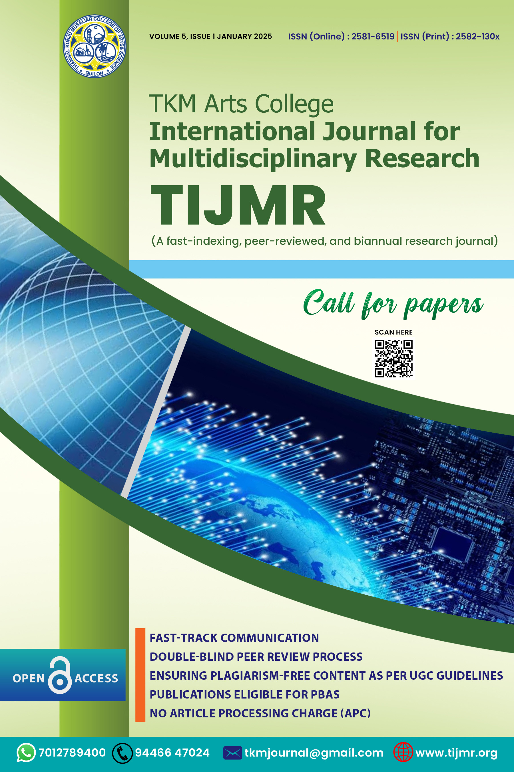 					View Vol. 3 No. 1 (2025): TIJMR 2025
				